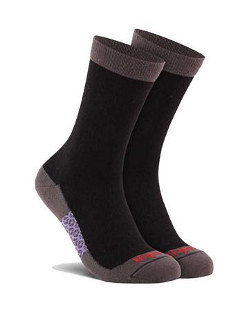 Chaussettes Dansko Two Tone Crew Femme Noir | FR 778WNB
